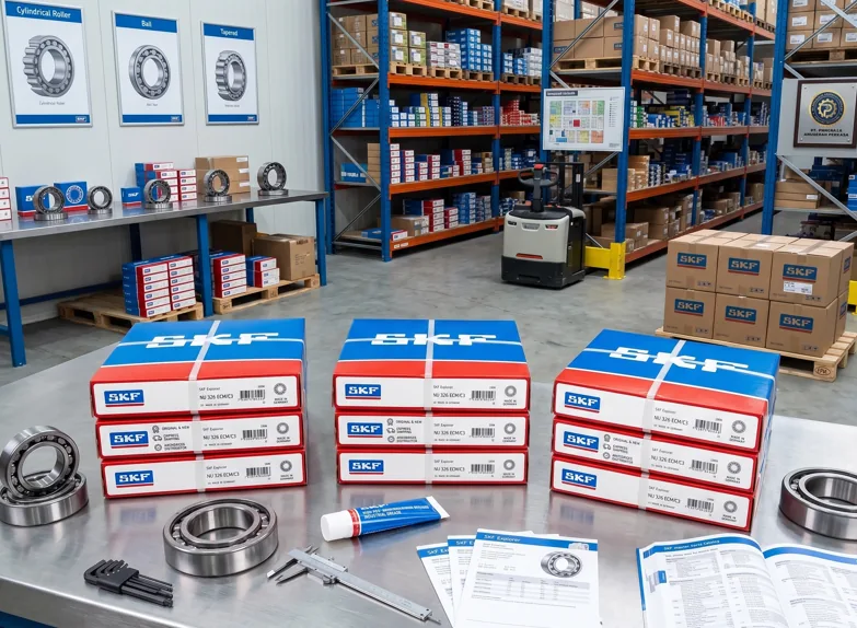 Stok bearing SKF, FAG, NSK original di gudang PT. Primajaya Anugerah Perkasa