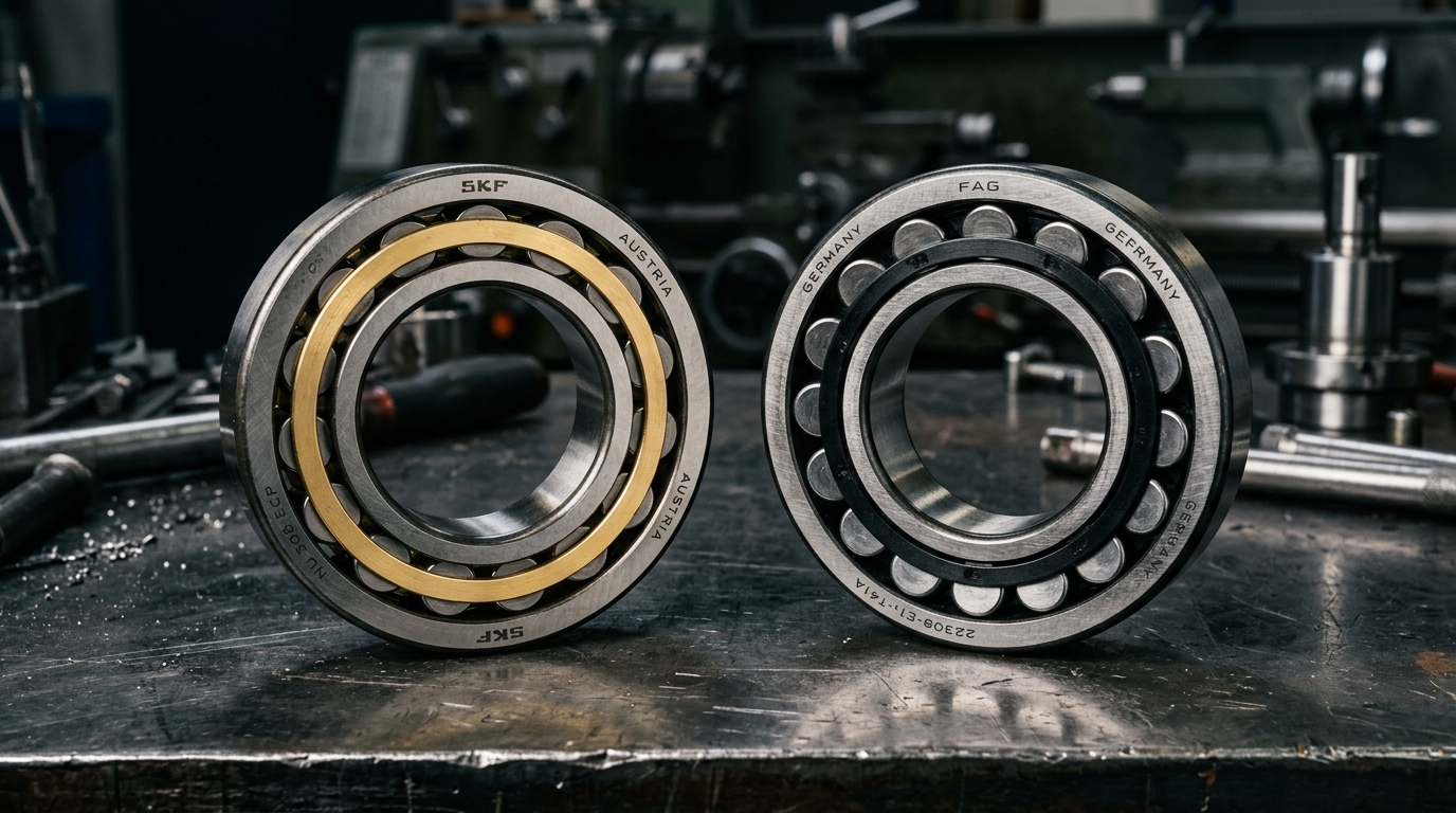 Ilustrasi Bearing SKF CC W33 dan FAG E1