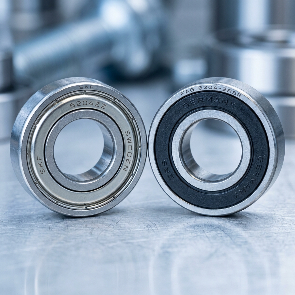 Ilustrasi Seal Bearing Karet vs Besi