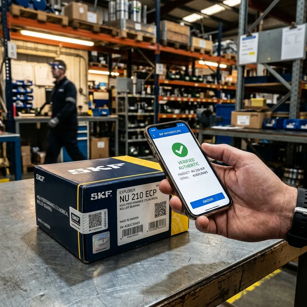 Cara membedakan bearing SKF asli dan palsu